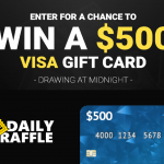 What Would You Sample with a $500 VISA Gift Card from Free Daily Raffle?