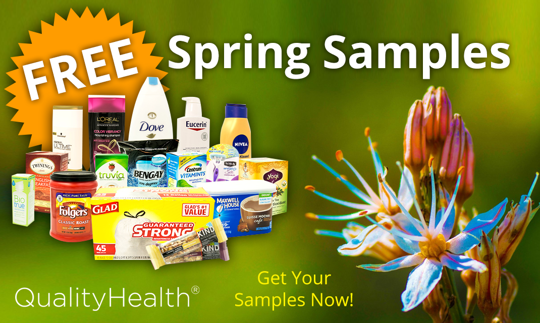 Celebrate Spring with Springtime Samples from Quality Health Sample Hawk